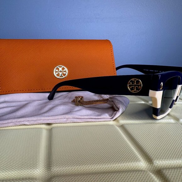 TORY BURCH TY7169U SUNGLASSES COMPLETE W/ CASE